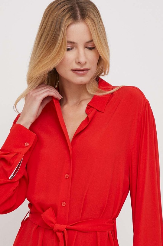 Φόρεμα Tommy Hilfiger κόκκινο WW0WW40563