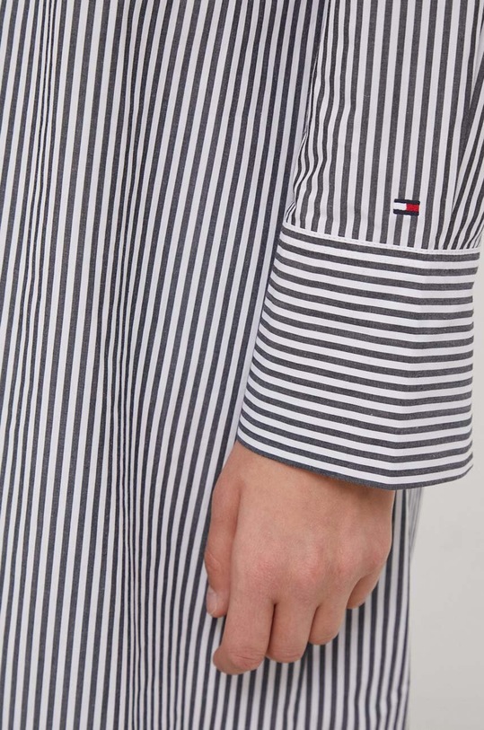 Βαμβακερό φόρεμα Tommy Hilfiger WW0WW40564 γκρί