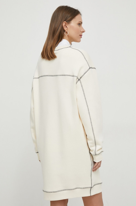 Oblečení Bavlněné šaty Tommy Hilfiger WW0WW40614 béžová