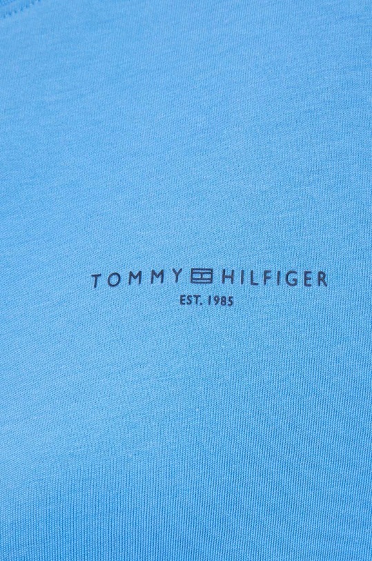 Tommy Hilfiger sukienka bawełniana WW0WW40734 niebieski