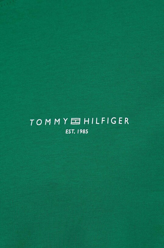 Tommy Hilfiger rochie din bumbac WW0WW40734 verde