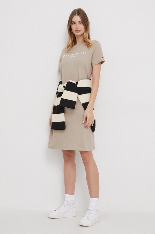 Tommy Hilfiger sukienka bawełniana WW0WW41013