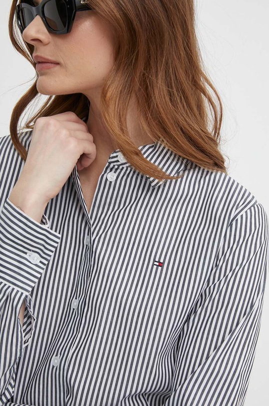 Bavlněné šaty Tommy Hilfiger bílá WW0WW41001