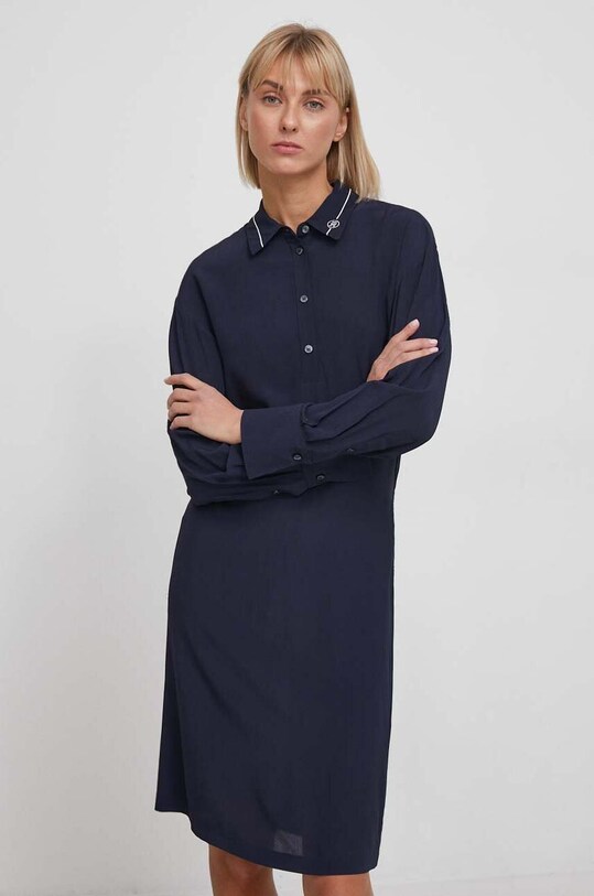 Платье Tommy Hilfiger casual тёмно-синий WW0WW41009