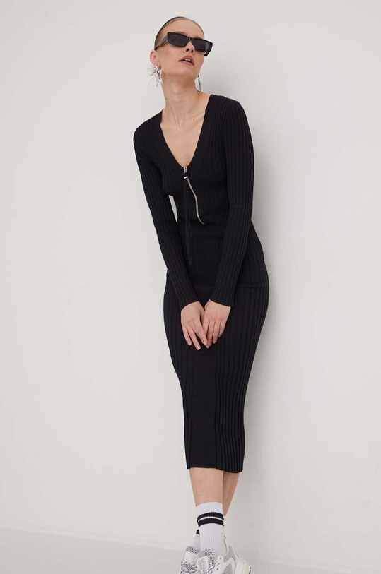 HUGO rochie 50507915 negru SS24