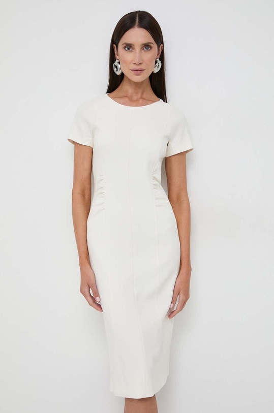 Haljina BOSS bez uzorka bijela 50506992