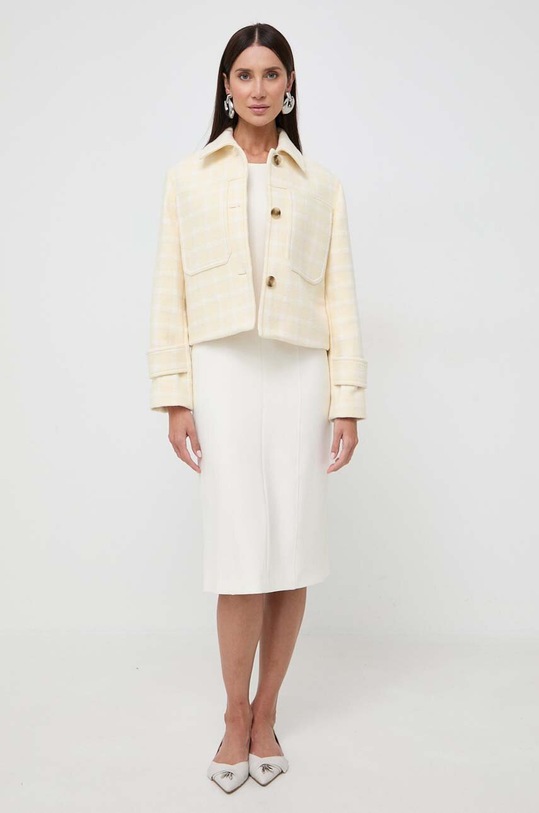 Haljina BOSS 50506992 bijela SS24