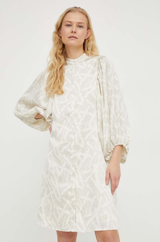 Платье Bruuns Bazaar mini бежевый BBW3646