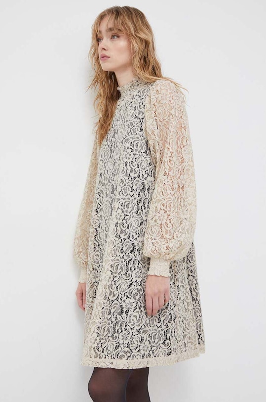 Bruuns Bazaar rochie mini bej BBW3686