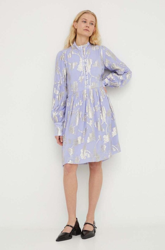 Šaty Bruuns Bazaar BBW3690 fialová SS24