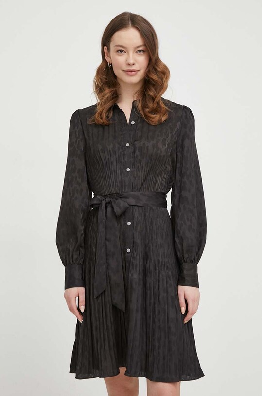 Dkny sukienka DD3JQ421 czarny SS24