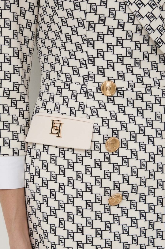 Elisabetta Franchi sukienka ABS1041E2 beżowy