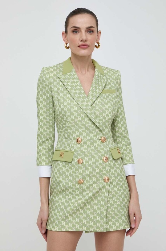 Šaty Elisabetta Franchi mini zelená ABS1041E2