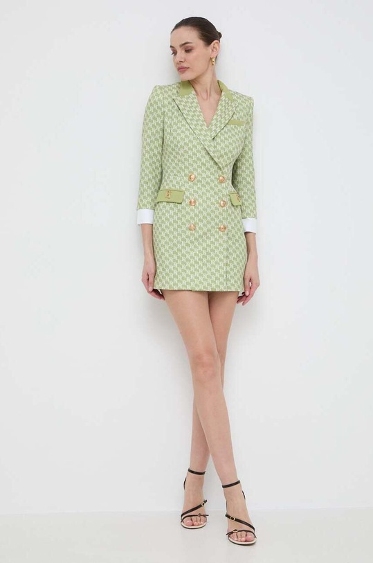 Elisabetta Franchi sukienka ABS1041E2 zielony SS24