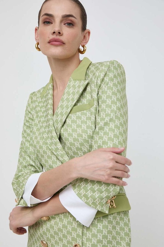 Šaty Elisabetta Franchi zelená ABS1041E2