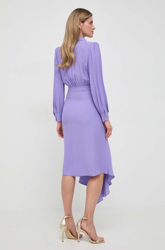 Odzież Elisabetta Franchi sukienka ABT5341E2 fioletowy