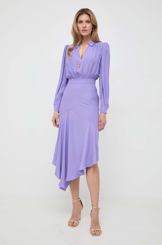 Elisabetta Franchi sukienka fioletowy ABT5341E2
