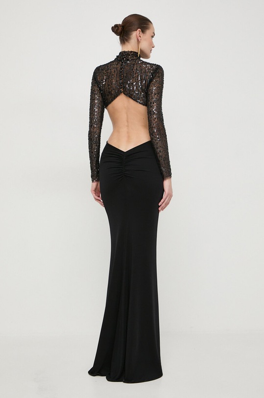 Elisabetta Franchi sukienka AB51641E2 czarny SS24