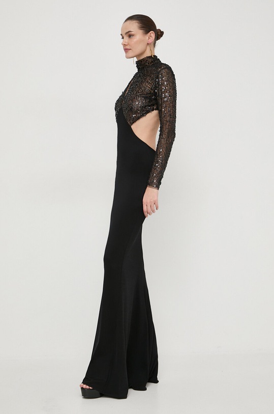 Odzież Elisabetta Franchi sukienka AB51641E2 czarny