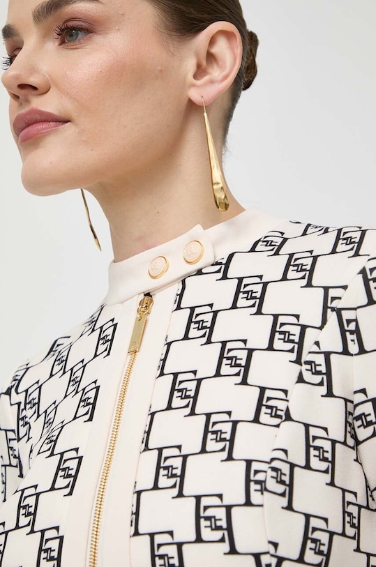 Elisabetta Franchi sukienka AB53341E2 beżowy