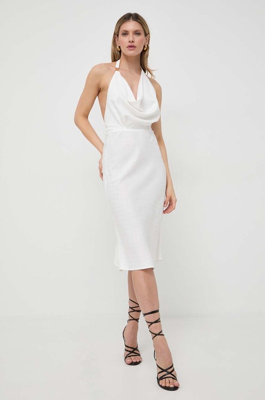 Elisabetta Franchi sukienka AB57241E2 beżowy SS24