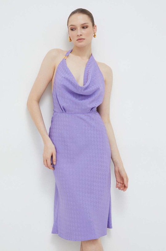 Elisabetta Franchi sukienka casual fioletowy AB57241E2