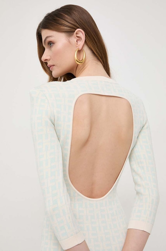 Elisabetta Franchi rochie AM54Z41E2 bej