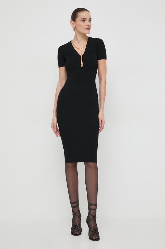Elisabetta Franchi sukienka casual czarny AM62S41E2