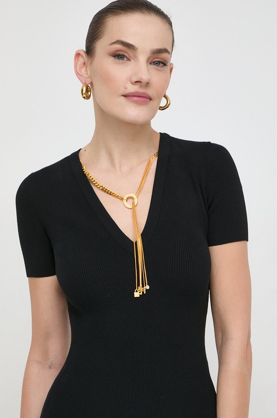 Elisabetta Franchi sukienka czarny AM62S41E2