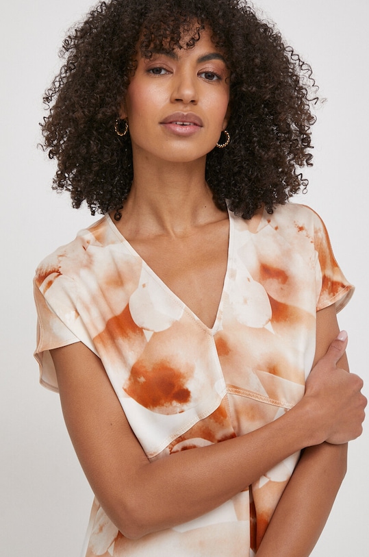 Calvin Klein sukienka beżowy K20K206465