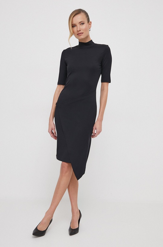 Calvin Klein sukienka K20K206498 czarny SS24
