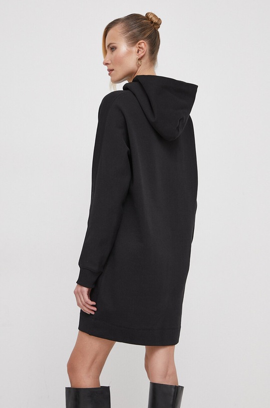 Ρούχα Βαμβακερό φόρεμα Calvin Klein K20K206897 μαύρο