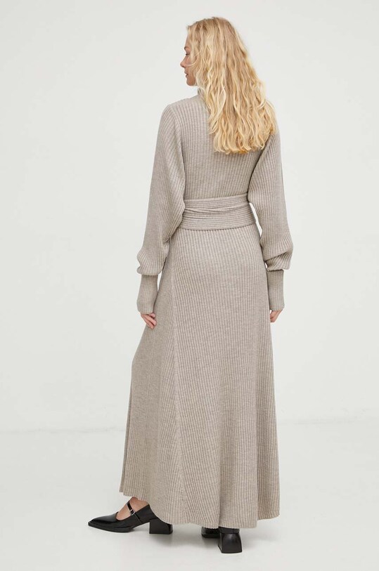 Одежда Шерстяное платье By Malene Birger Q72095003 бежевый
