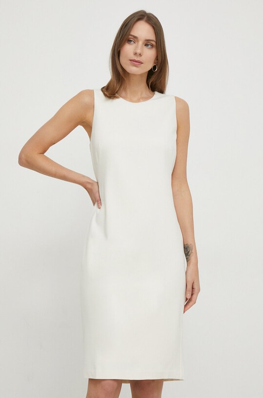Šaty Lauren Ralph Lauren mini béžová 250863911