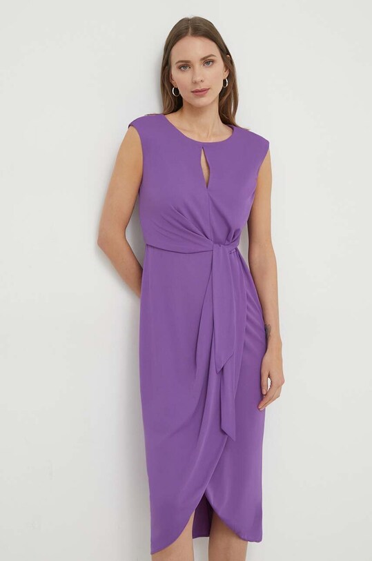 Odzież Lauren Ralph Lauren sukienka 250925939 fioletowy