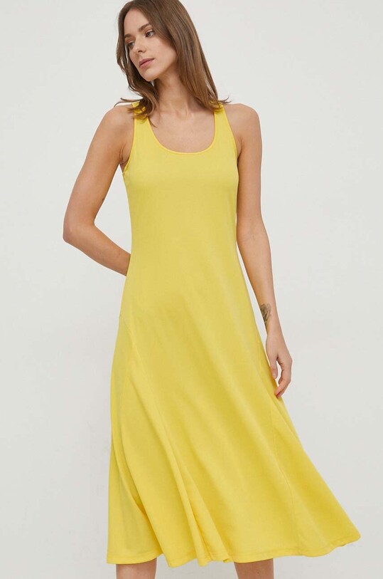 Lauren Ralph Lauren sukienka żółty 200937446
