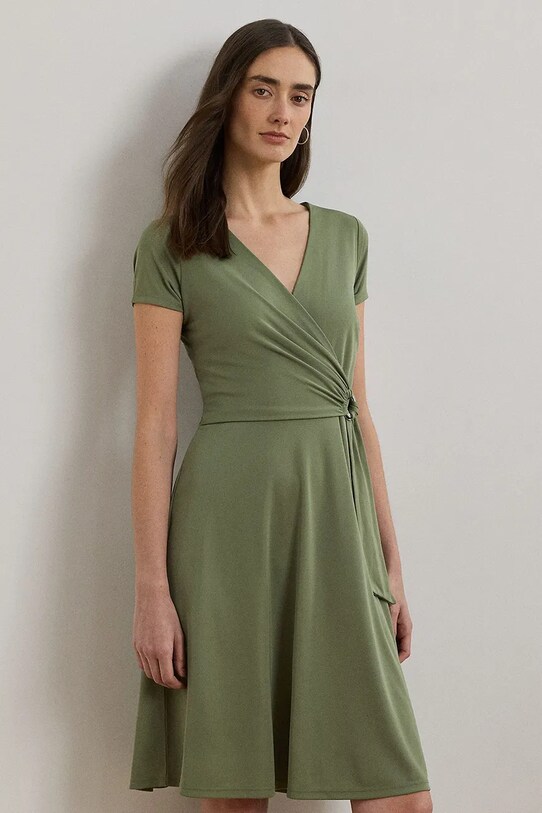 Odzież Lauren Ralph Lauren sukienka 250868161 zielony