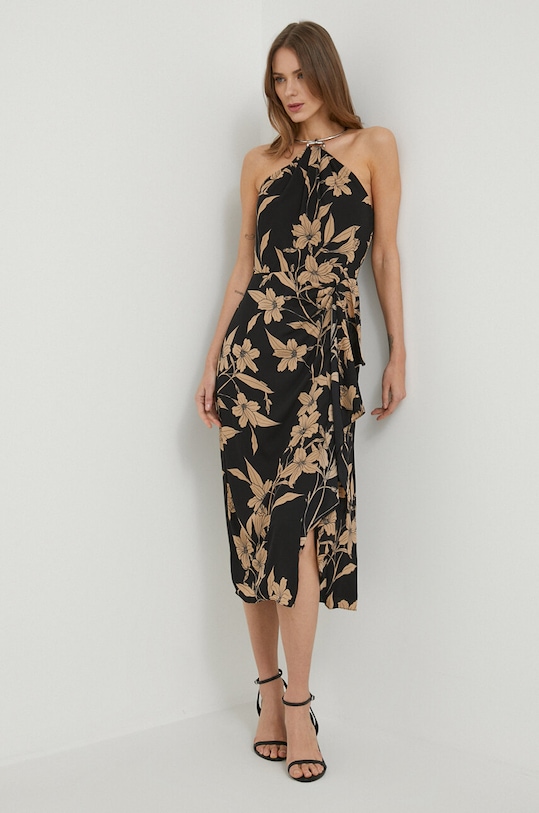 Lauren Ralph Lauren sukienka midi czarny 250925433
