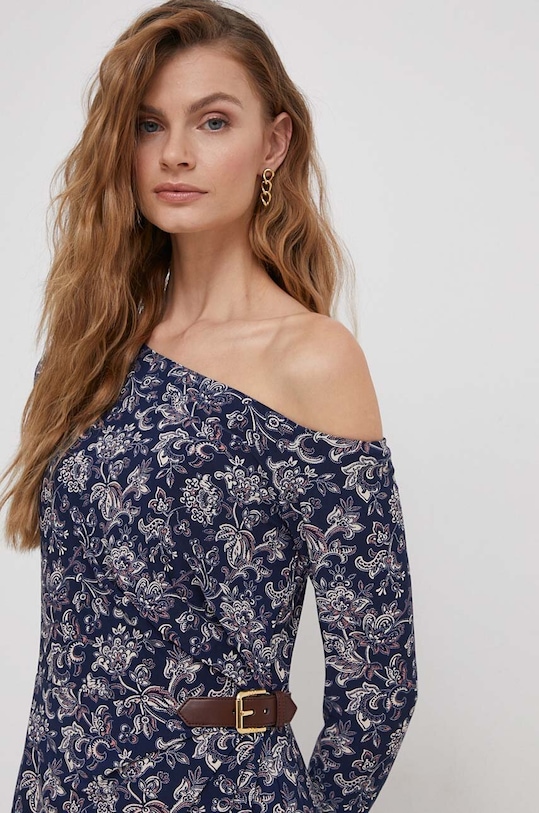 Lauren Ralph Lauren sukienka granatowy 250925971