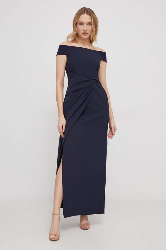 Šaty Lauren Ralph Lauren maxi námořnická modř 253936388