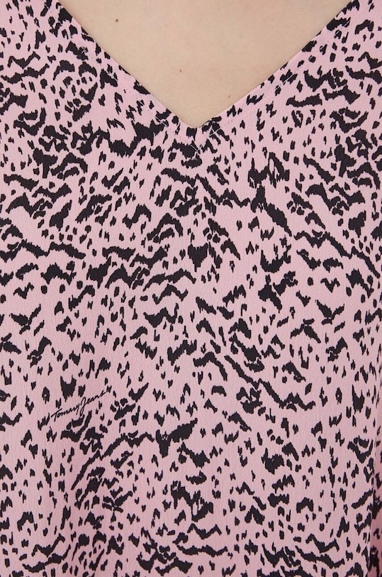 Tommy Jeans sukienka DW0DW17428 różowy