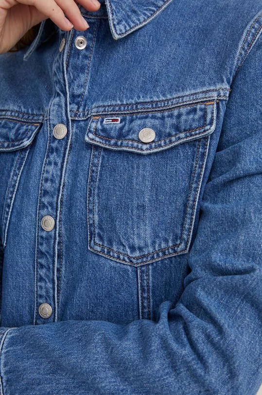 Traper haljina Tommy Jeans plava DW0DW17542