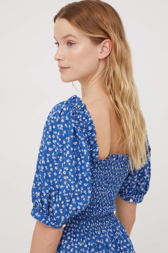 Polo Ralph Lauren sukienka bawełniana 211864036 niebieski