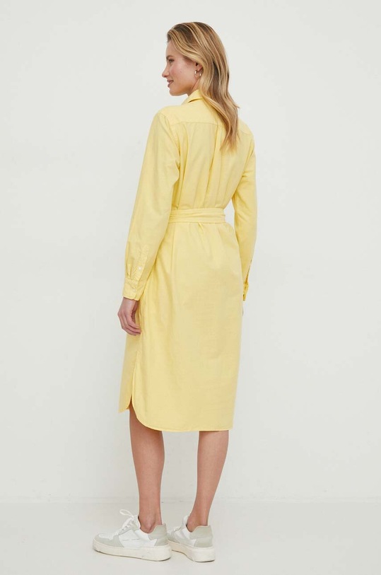 Oblečenie Bavlnené šaty Polo Ralph Lauren 211928808 žltá