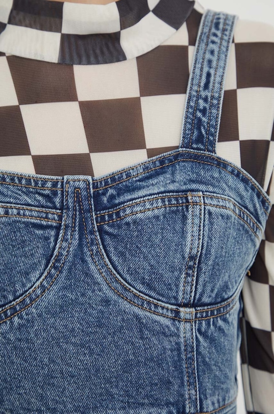 Tommy Jeans sukienka jeansowa DW0DW17054 niebieski