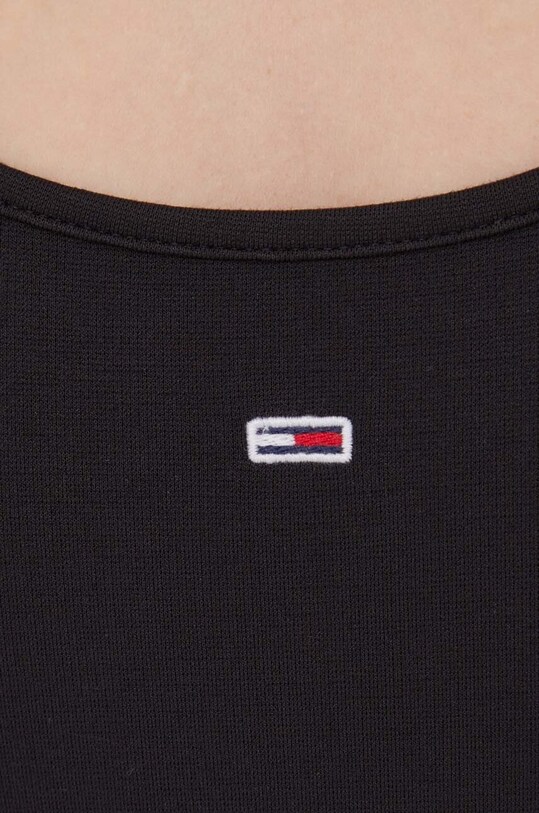 Obleka Tommy Jeans DW0DW17408 črna