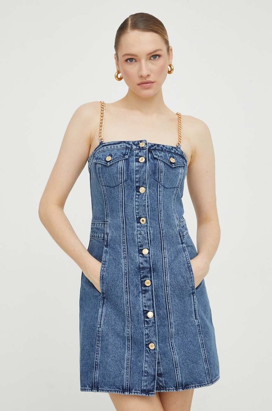 MICHAEL Michael Kors vestito di jeans mini blu MR4823CFAU
