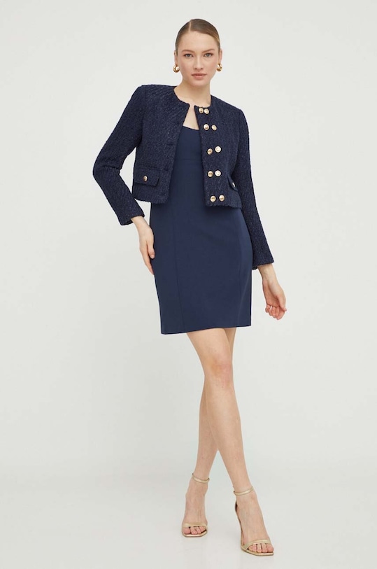 MICHAEL Michael Kors sukienka MR48264ENX granatowy SS24