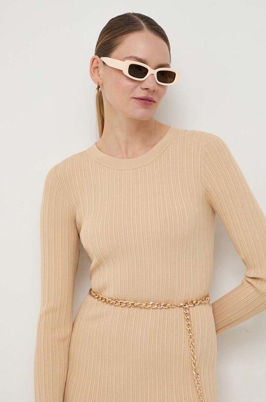 Сукня MICHAEL Michael Kors бежевий MR4820O33D
