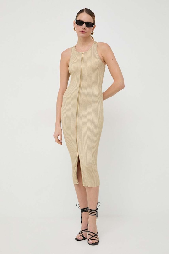 Šaty MICHAEL Michael Kors MR4826IAFB zlatá SS24